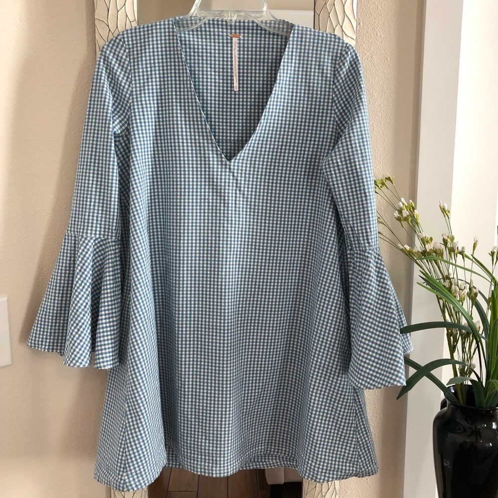 Free People gingham dress